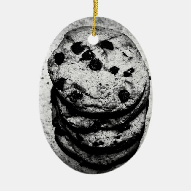 Ornement Ovale En Céramique escalier de biscuit (Devant)