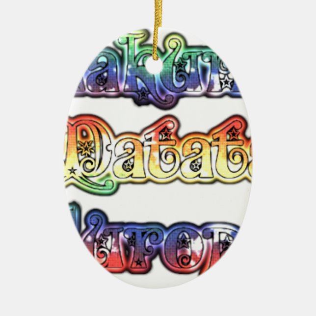 Ornement Ovale En Céramique Halloween Hakuna Matata Europe.png (Devant)