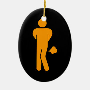 Ornement Ovale En Céramique La NOURRITURE THAÏLANDAISE PEUT ÊTRE signe drôl