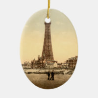 La tour, image de cru de Blackpool, Angleterre