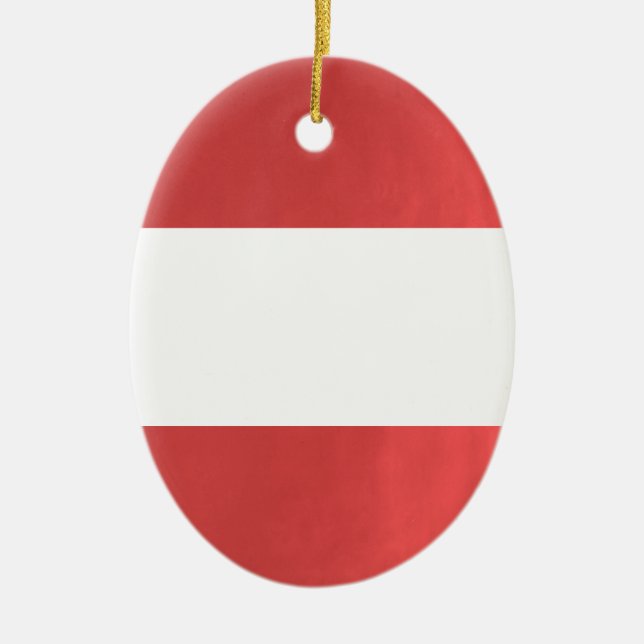 Ornement Ovale En Céramique Le modèle vide do-it-yourself de RAYURE ajoutent (Devant)