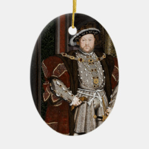 Ornement Ovale En Céramique Le Roi Henry VIII de l'Angleterre