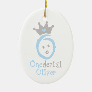 Ornement Ovale En Céramique ONEderful Oliver