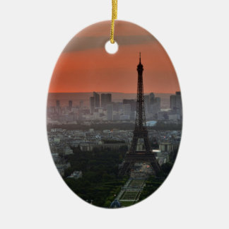 Ornement Ovale En Céramique Paris