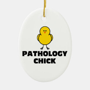 Ornement Ovale En Céramique Poussin de pathologie