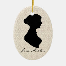 Profil de silhouette de Jane Austen