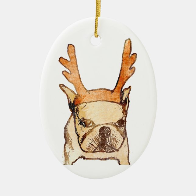 Ornement Ovale En Céramique Sans conditions (Devant)