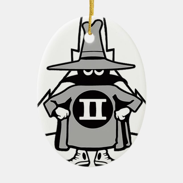 Ornement Ovale En Céramique Spectre du fantôme F-4 (Devant)