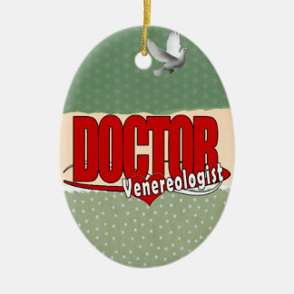 Ornement Ovale En Céramique Vénéologue LOGO DOCTEUR