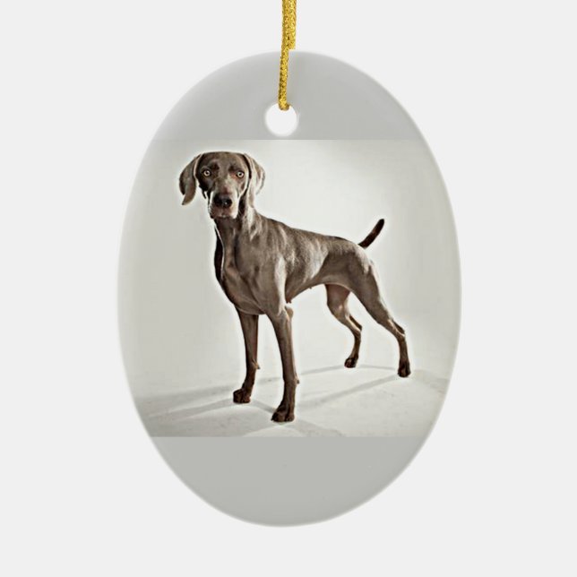 ORNEMENT OVALE EN CÉRAMIQUE "WEIMARINER" ORNAMENT DE NOËL (Devant)