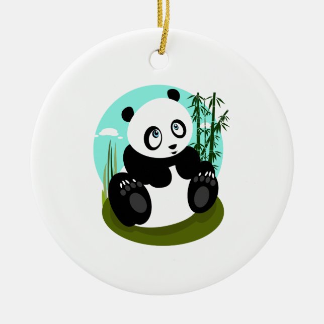 Ornement Panda bébé (Devant)