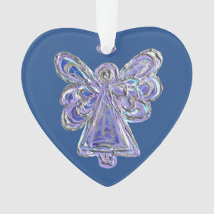 Ornement Pendentif de Noël de l'ange gardien pourp