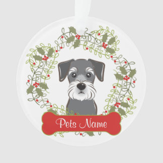 Ornement personnalisable de Schnauzer