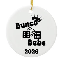 Ornement personnalisé Bunco Babe