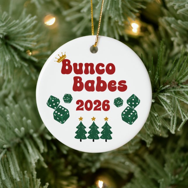 Ornement personnalisé Bunco Babes (Arbre)