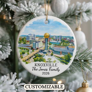 Ornement personnalisé de Knoxville, Tennessee sur