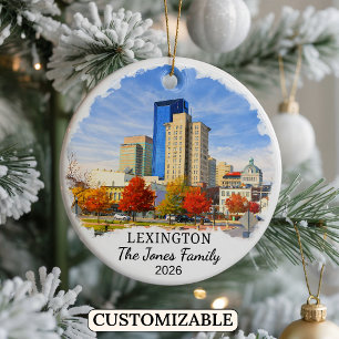 Ornement personnalisé de Lexington, Kentucky sur m