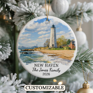 Ornement personnalisé de New Haven sur mesure Conn