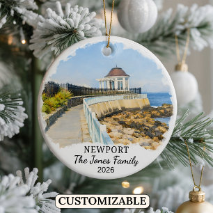Ornement personnalisé de Newport, Rhode Island sur