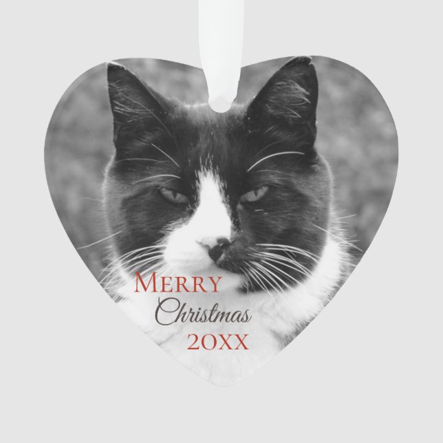 Ornement personnalisé de Noël avec photo de votre  (devant)