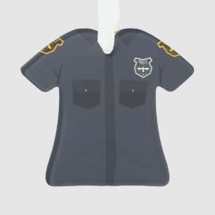 Ornement personnalisé de Noël de policier