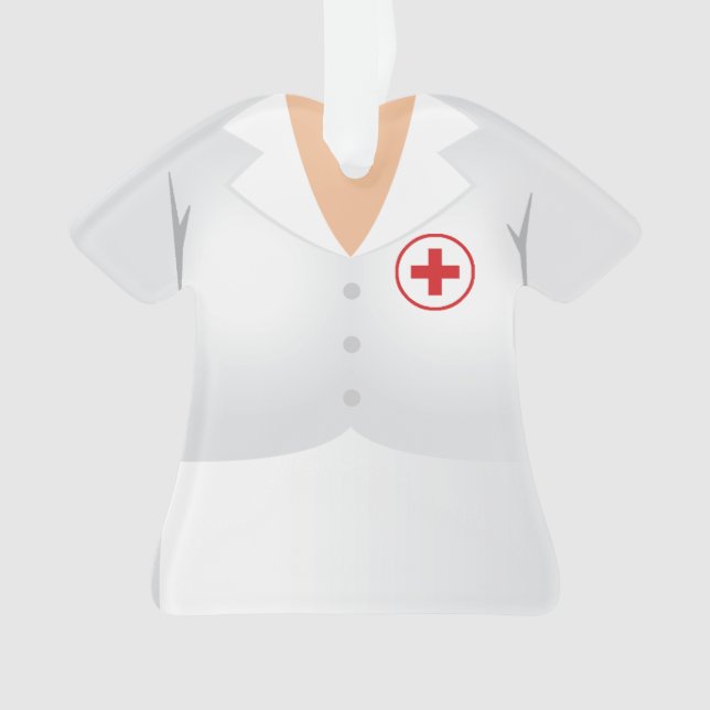 Ornement personnalisé de Noël de travailleur de (devant)