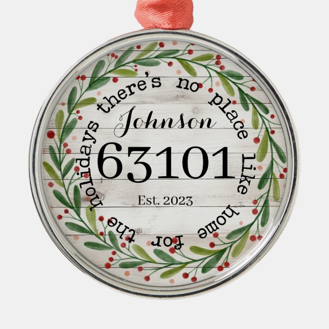 Ornement personnalisé de première maison (Devant)