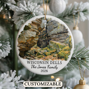 Ornement personnalisé de Wisconsin Dells, Wisconsi