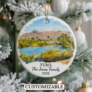 Ornement personnalisé de Yuma, Arizona sur mesure