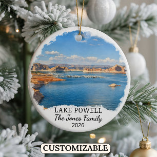 Ornement personnalisé du lac Powell, Utah sur mesu
