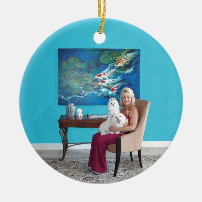 Ornement PERSONNALISÉ maltais (Devant)