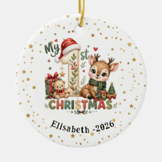 Ornement personnalisé pour le premier Noël de bébé
