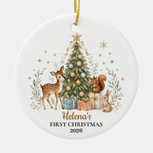 Ornement personnalisé pour le premier Noël de bébé