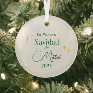 Ornement personnalisé Primera Navidad