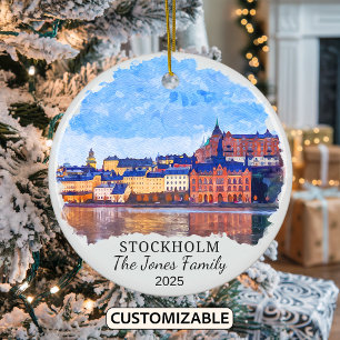 Ornement personnalisé Stockholm, Suède