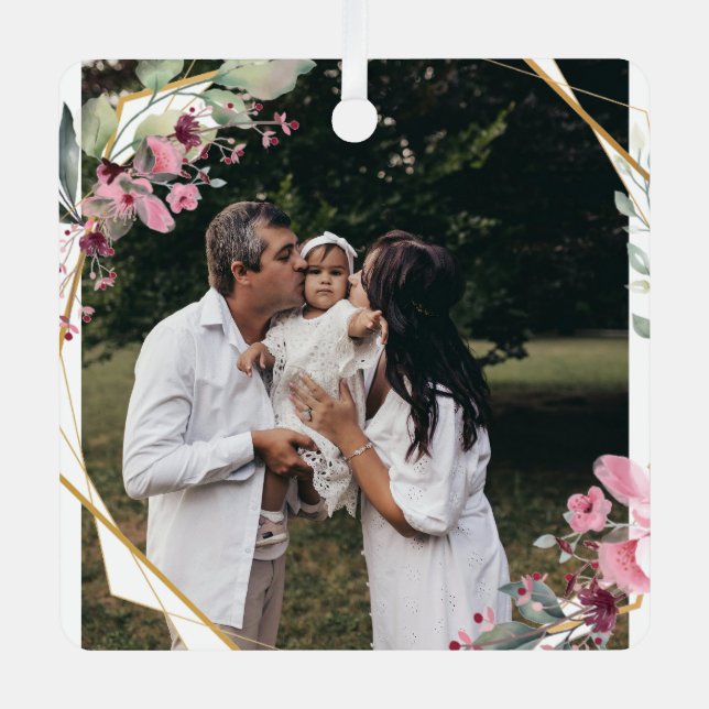 Ornement photo de famille personnalisée - Photo pe (Recto)