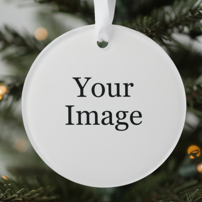 Ornement photo personnalisé (Créateur téléchargé)