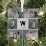 Ornement photo personnalisé couleur modifiable de<br><div class="desc">Les cadeaux photo font les meilleurs cadeaux ! Facile à personnaliser avec votre texte et/ou photo(s) pour un look personnalisé. Conçu par Berry Berry Sweet,  papeterie moderne et cadeaux personnalisés. Visitez notre site Web à l'adresse www.berryberrysweet.com pour voir toutes nos gammes de produits.</div>