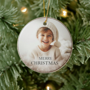 Ornement photo personnalisé pour enfants Noël