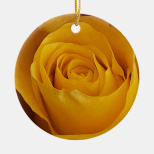 Ornement photo rose jaune