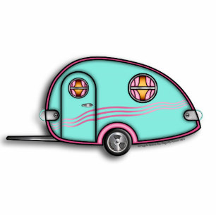 Ornement Photo Sculpture Bande-annonce RV Trailer 3D Sculpture Ornament