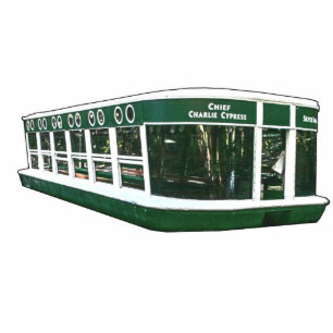 Ornement Photo Sculpture Bateau de fond en verre