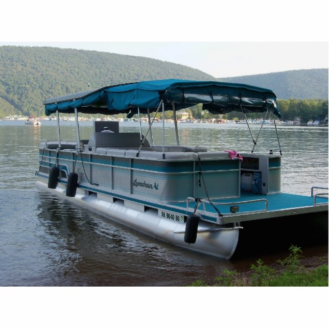 Ornement Photo Sculpture Bateau de ponton (Devant)