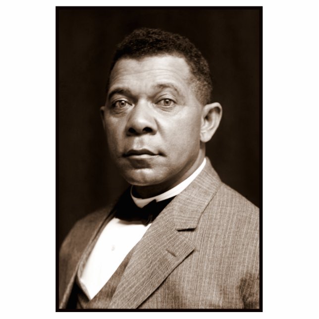 Ornement Photo Sculpture Booker Washington : African American Educator (Devant)