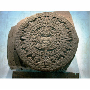 Ornement Photo Sculpture "Calendrier aztèque de Sun," Mexico