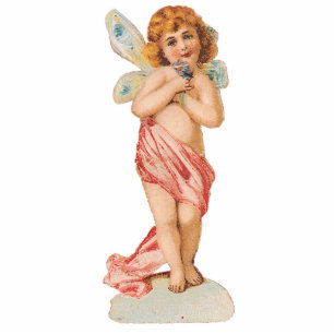 ORNEMENT PHOTO SCULPTURE CHERUB FAIRY ORNAMENT