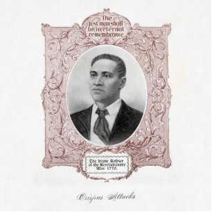 Ornement Photo Sculpture Crispus Attucks : Martyr de la révolution américai