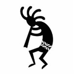 Ornement Photo Sculpture Danse Tribale Sud-Ouest Kokopelli Arbre de Noël<br><div class="desc">Habille ton arbre avec ce bijou de Noël Kokopelli dansant du sud-ouest. Pour un décor de Noël plus au sud-ouest,  visitez le reste de cette boutique !</div>