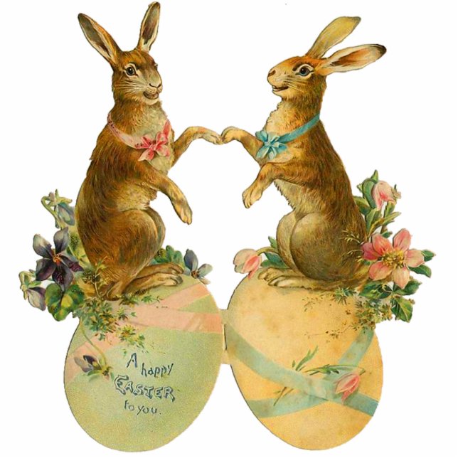 Ornement Photo Sculpture Décorations de Pâques (Devant)