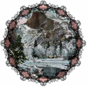 Ornement Photo Sculpture Demi d'ornement de cru de dôme